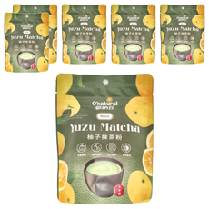 O'natural 歐納丘 柚子抹茶粉, 10g, 6條, 6袋