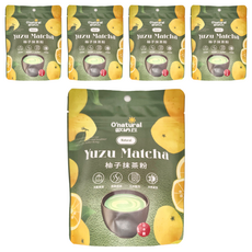 O'natural 歐納丘 柚子抹茶粉, 10g, 6條, 5袋