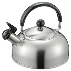 FREIZ 和平 IH爐適用 笛音熱水壺 EM-053 1.5L 不鏽鋼, 銀色, 1個