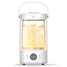 GamsungElectronics 情境燈 可完全清洗 大容量 靜音 加熱式加濕器 水蠟燭, 銀白色, GS-EH2503W