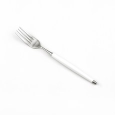 Bogen Le Bien 緞面餐具 沙拉叉, 1個, 白色