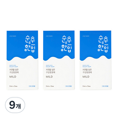 순수한입 마일드 일회용 스틱 가글 구강청결제 11ml x 15p, 165ml, 9개
