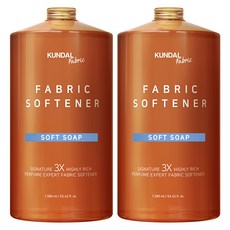 KUNDAL 昆黛爾 超濃縮衣物柔順劑 軟皂香精 原裝產品, 2入, 1.58L