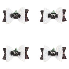 Daysoy 可愛萬聖節髮夾 ONE SIZE, 戴帽子的蜘蛛, 4個