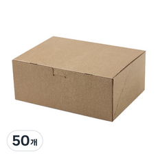 SR 튼튼한 원터치상자 크라프트 대, 50개