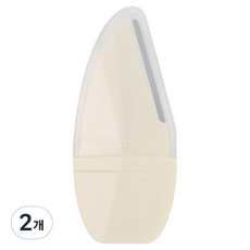 LOVISH 蛋形修眉刀, 象牙白, 2個