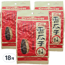 챠챠 해바라기씨 양념맛, 228g, 18개