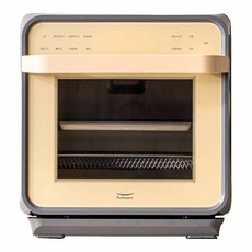 Pulmuone Health Life 圃美多健康生活 Steam Cook Plus 氣炸鍋 15L, AV15D11 Series, 奶油黃 + 暖灰色