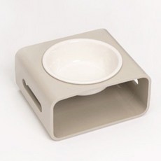 STUDIO ALIVE 寵物碗3 S14, 1個, 灰色