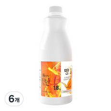 웰파인 더진한 망고 농축액, 1.8kg, 6개