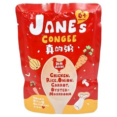 JANE's CONGEE 真的粥 雞肉菇菇粥, 150g, 1包