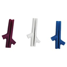 quirky 耳機整線器組, PTWG1-X3PE (Twig), 白, 藍, 紫, 1入