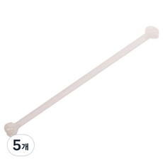 디에이트 홈카페 하트 롱스푼 머들러, 화이트, 5개