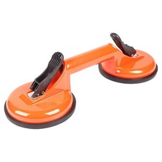 昇瑋 玻璃吸盤/雙爪 桔色 穩固安全 適用於玻璃、磁磚搬運, 1個