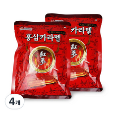 Bite 紅蔘糖, 4包, 120g