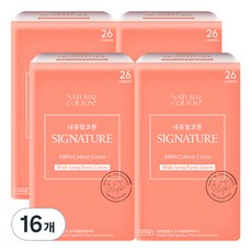 Natural Cotton 經典薄寬型護墊, 寬長款(7cm*18cm), 26片, 16包