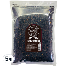 싱싱잡곡 부드러운 칼집 찰흑미, 800g, 5개
