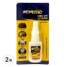 크린스타 스타택 다용도 순간접착제 20ml ST-022, 2개