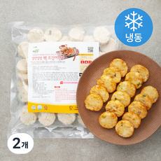 풀무원 풀스키친 말랑말랑 떡 오징어 완자 (냉동), 1kg, 2개