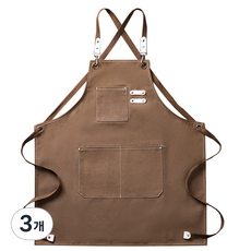 디트리 아웃도어 캠핑 앞치마, 02 브라운, 3개