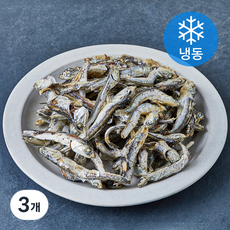 국내산 프리미엄 퀄리티 씨푸드 상품멸치 국물용 (냉동), 3개, 300g