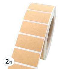 Inp 便條紙捲筒牛皮紙長方形貼紙 800入 SYF-251, 2個, 1入