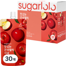 sugarlolo 美味的蒟蒻果凍飲 蘋果口味, 150g, 30包