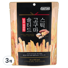 Tastas 甜鹹味海鹽地瓜條, 3個, 90g