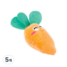 Petnine 狗狗和貓咪 水果蔬菜 音效玩具, 胡蘿蔔, 5個