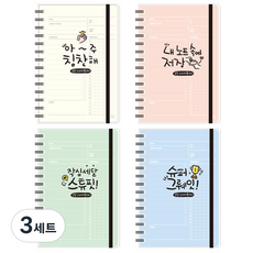 아이비스 PP3달스터디플래너 SP x 2p, 3세트, 랜덤 발송