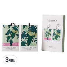 모던하우스 조이풀썸머 파라다이스 사쉐 13g x 2종 세트, 포레스트 우디, 3세트