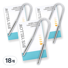 바이옐로 혀클리너, 18개, 90g