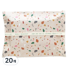 水磨石禮物袋 M, 20個, 混合顏色