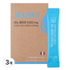 Bano魚膠原蛋白 4000mg 28入, 140g, 3個