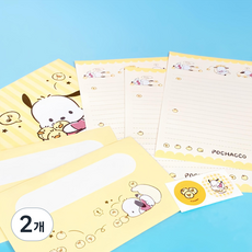 PINKMANGO 산리오 편지지 세트, 포차코, 2세트