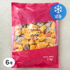 열대과일 3종 믹스 (냉동), 1kg, 6개