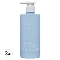 정직한실험실 코튼 마일드 로션 위드 패밀리, 3개, 300ml