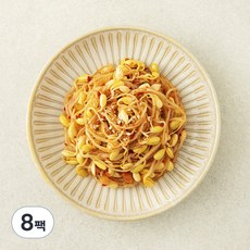 집반찬연구소 매콤 콩나물 무침, 8팩, 130g