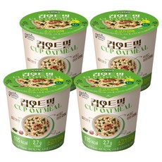 팔도 컵오트밀 소고기미역, 33g, 4개