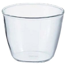 PEARL LIFE 珍珠金屬 PYREX 耐熱玻璃吹制布丁杯 CP-8645 100ml, 透明色, 1個