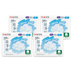 康乃馨 純淨棉超薄夜用加長衛生棉 護翼型 33cm, 12片, 夜用型, 4包