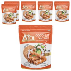 Aroi 泰式酸辣口味蛋捲, 6個, 80g