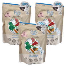 Puffy Paw 派特芙德 熟齡犬 低溫慢烘健康糧 羊肉小米佐鮮蔬 小顆粒 ,羊肉,300g,3包