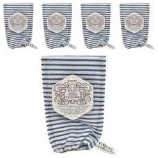 KEYTOSS 詰朵斯 Bamboo 柔色竹炭添加 韓式搓澡手套, 顏色隨機, 5個, 1個