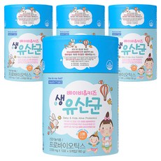 헬퍼장 베이비 키즈 생유산균, 180g, 4개