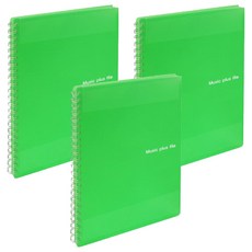 드림산업 뮤직플러스 악보 파일 30매 ver2, 초록, 3개