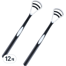 아이브렌 혀클리너 검은색, 100g, 12개