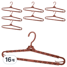 Bellapick 寬度可調折疊衣架, 酒紅色, 16個