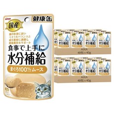 AiXiA 水分補給軟包, 鮪魚 慕斯狀, 40g, 96包