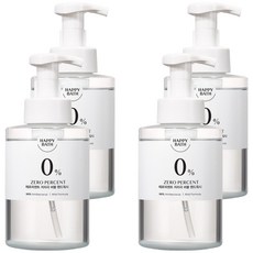 HAPPY BATH ZERO PERCENT 低刺激泡沫洗手乳, 500ml, 4個